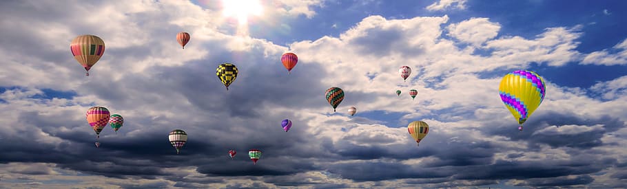 HD wallpaper: emotions, holidays, vacations, clouds, balloon, hot air ...