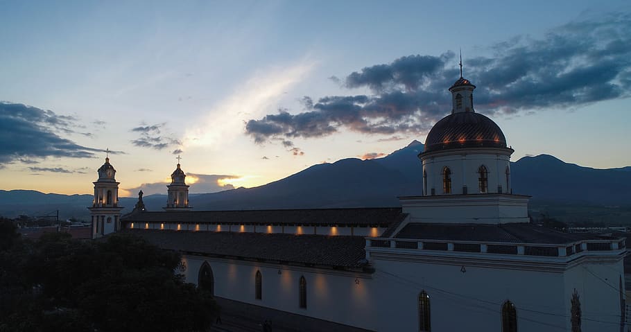 anthony, sunset, church, built structure, architecture, sky HD wallpaper