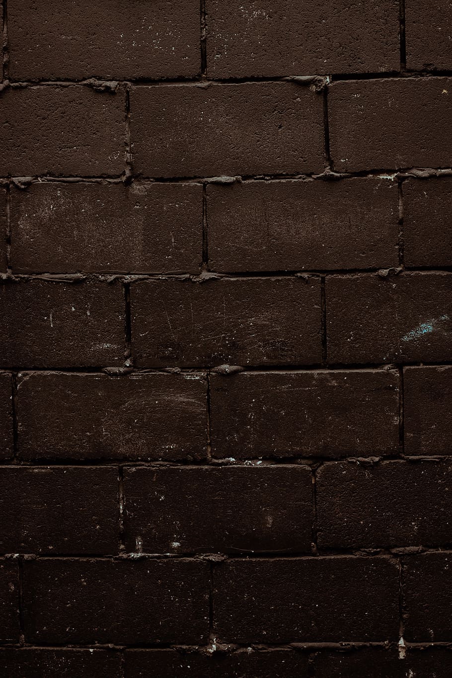 Brown Concrete Wall Bricks, brickwork, cement, construction, dark HD wallpaper