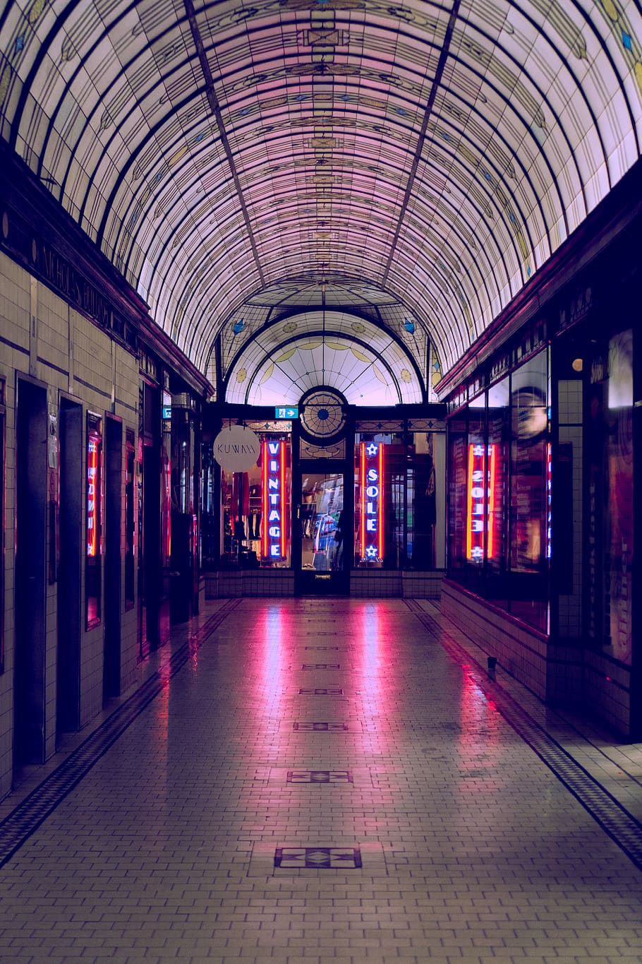 flooring, corridor, indoors, clock tower, architecture, building HD wallpaper