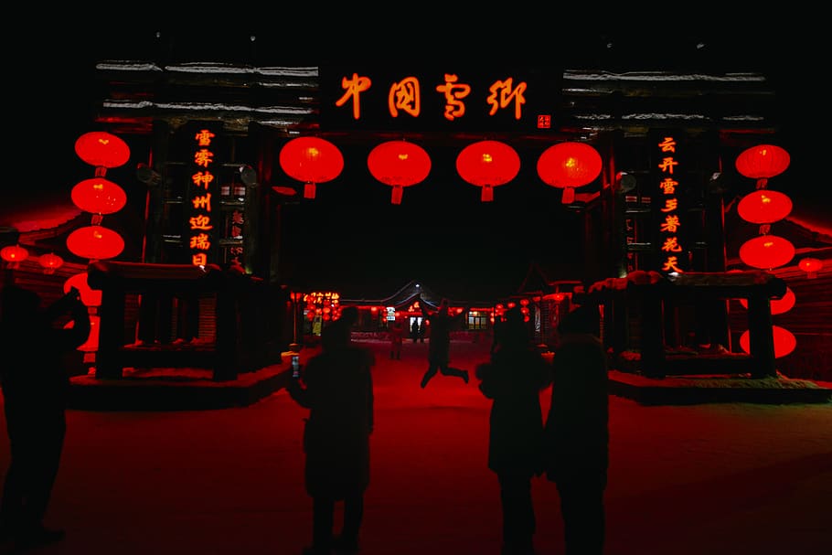 China town, human, person, heilongjiang province, building, architecture HD wallpaper