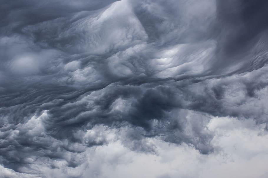 photo of cloud formation, storm, sky, abstract, cloudscape, wallpaper