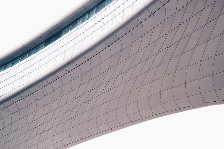 building, structure, architecture, geometry, lines, curves HD wallpaper