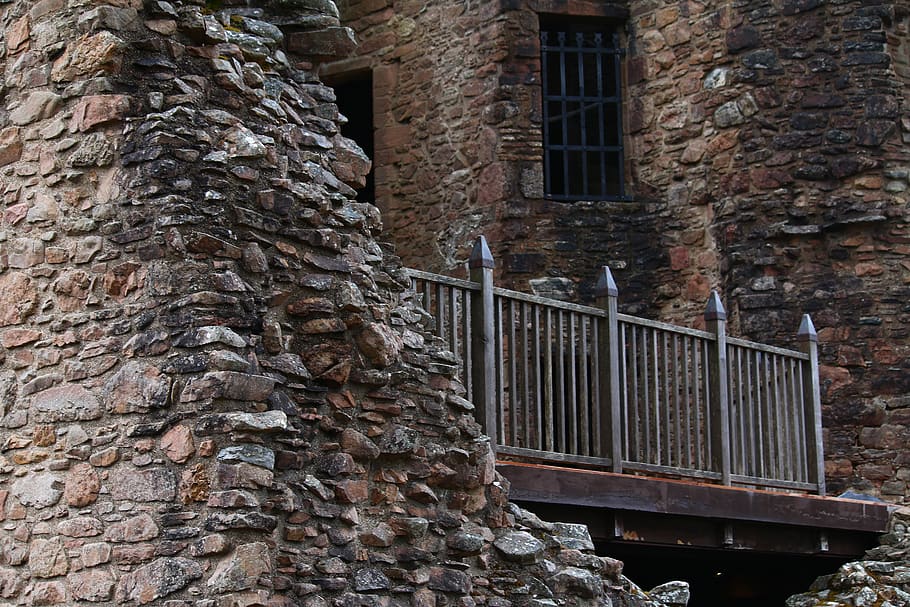 bridge, castle, landscape, building, places of interest, historically HD wallpaper