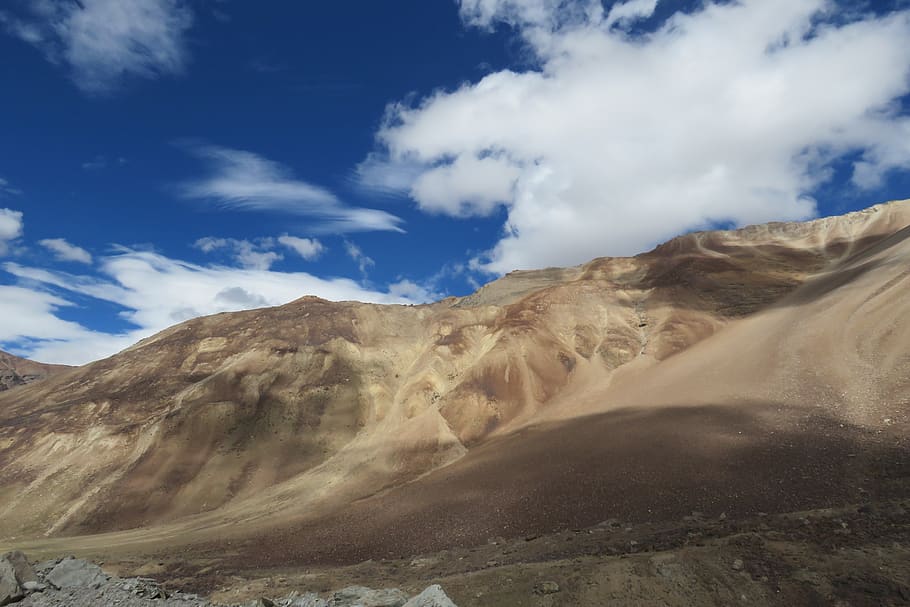 sky, mountains, clouds, nature, cloud - sky, scenics - nature HD wallpaper
