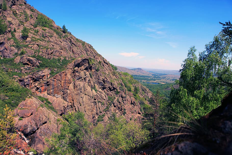 mountain, path, rock, high, stones, outdoor, meadow, nobody HD wallpaper