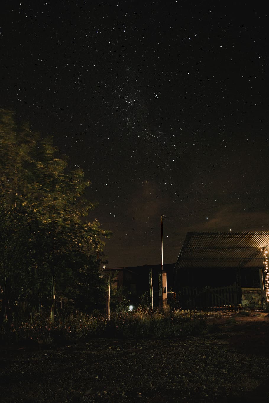 night, star - space, architecture, built structure, sky, building exterior HD wallpaper