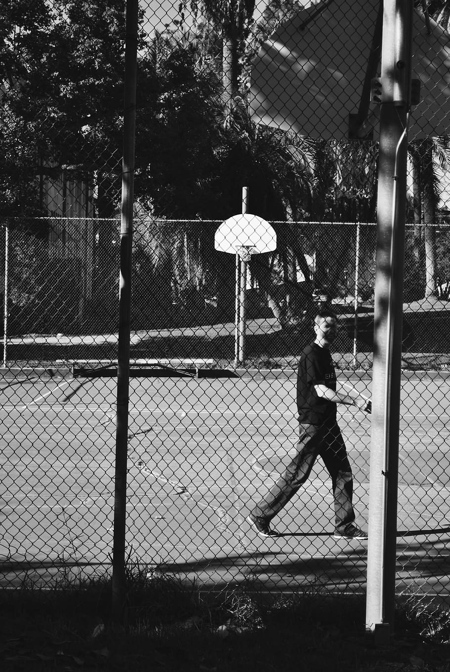 real people, one person, full length, fence, day, lifestyles HD wallpaper