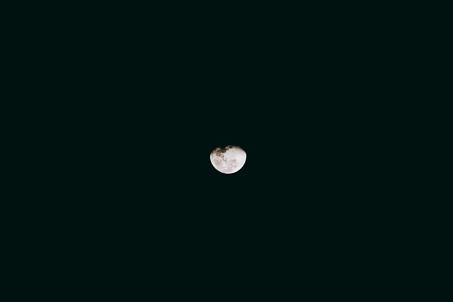 moon, beautiful, nothing, white, manchas, luna, space, night, HD wallpaper