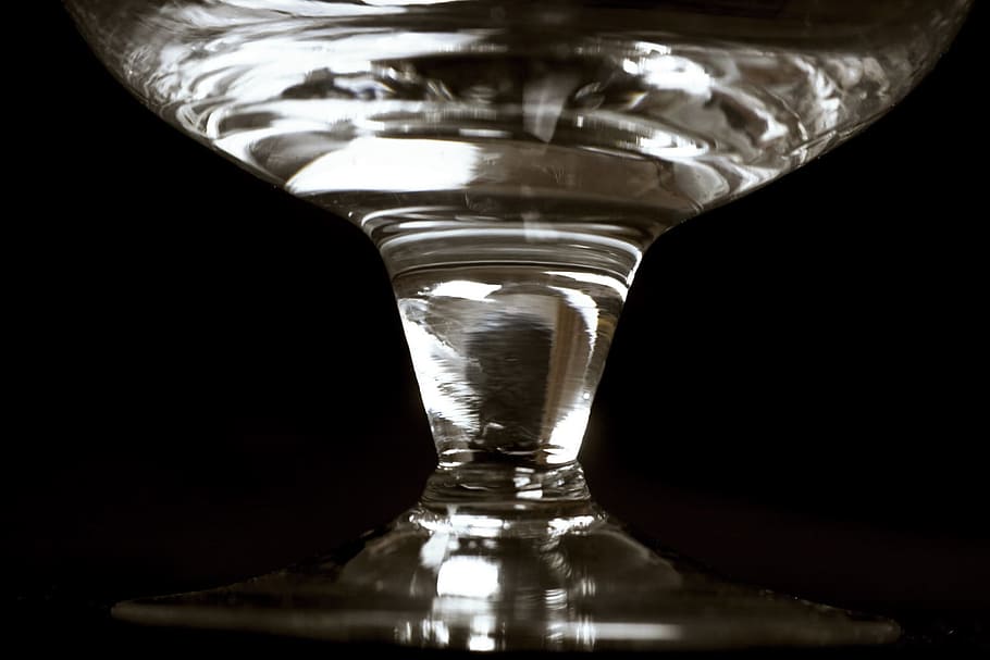 black, close-up, crystal, elegance, glass, isolated, party HD wallpaper