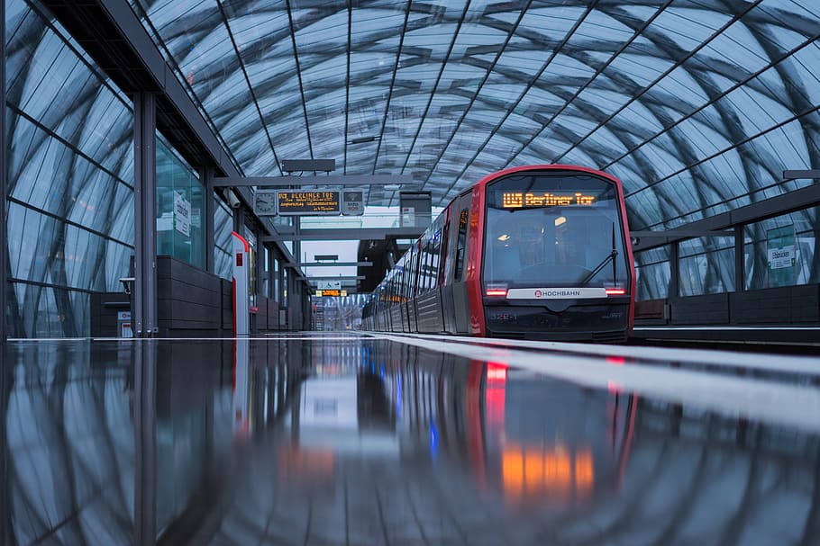 black train, transportation, mode of transportation, architecture HD wallpaper