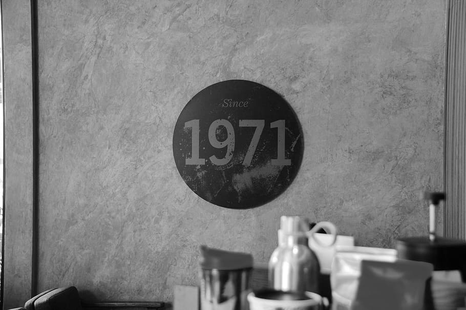 1971, no people, indoors, wall - building feature, communication HD wallpaper