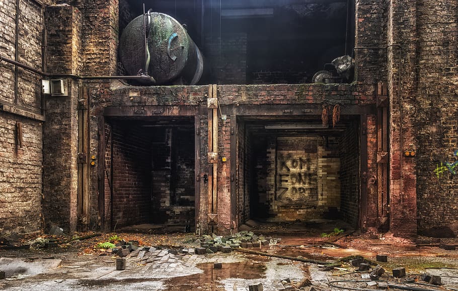 factory, hall, lost places, abandoned places, pforphoto, industrial building, HD wallpaper