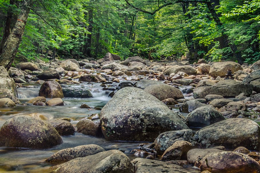 bartlett, dianas baths, united states, forest, mountain, mountains HD wallpaper