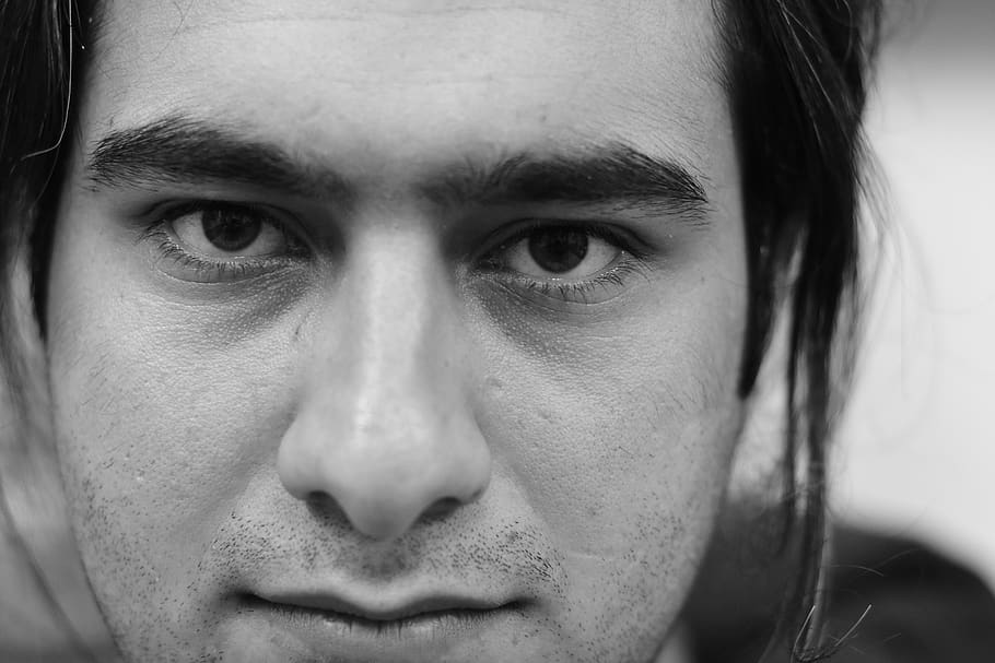 iran, portrait, one person, human face, human body part, close-up HD wallpaper