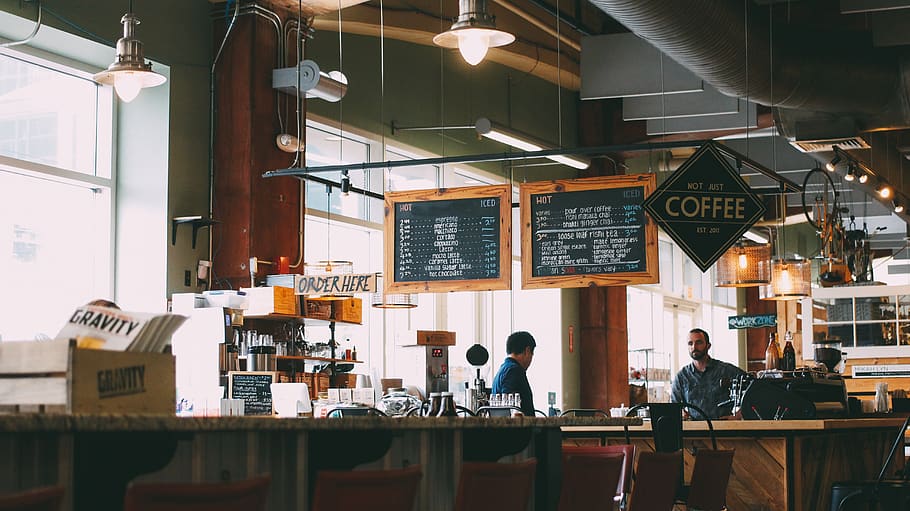 cafe, restaurant, menu, coffee, cafe interior, business, bar HD wallpaper