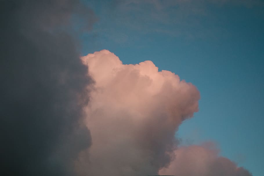 white clouds, sky, cloud - sky, beauty in nature, tranquility HD wallpaper