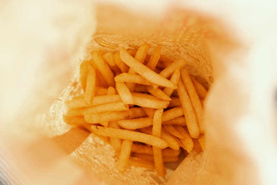 french fries, food, close-up, fast food, food and drink, selective focus HD wallpaper