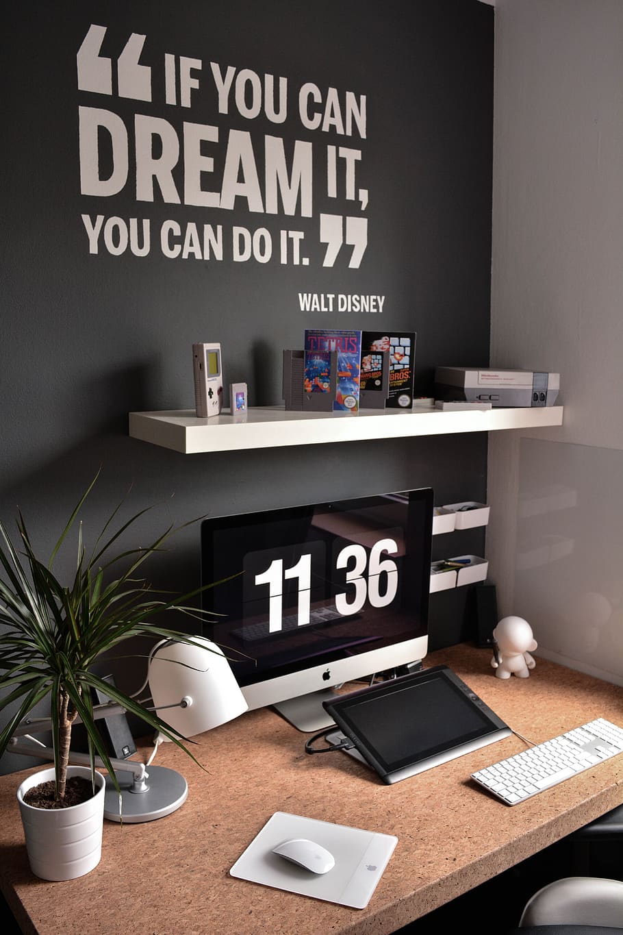 geek, workspace, office, workplace, workoffice, gameboy, nintendo, HD wallpaper