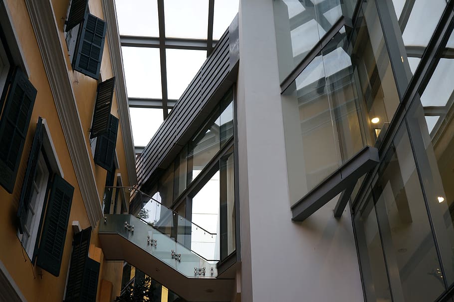 architecture, library, library architecture, modern, building HD wallpaper