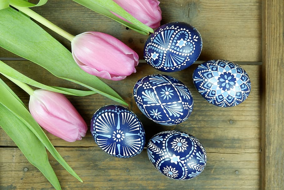 sorbian easter eggs, spring, spring decoration, bossi technology, HD wallpaper