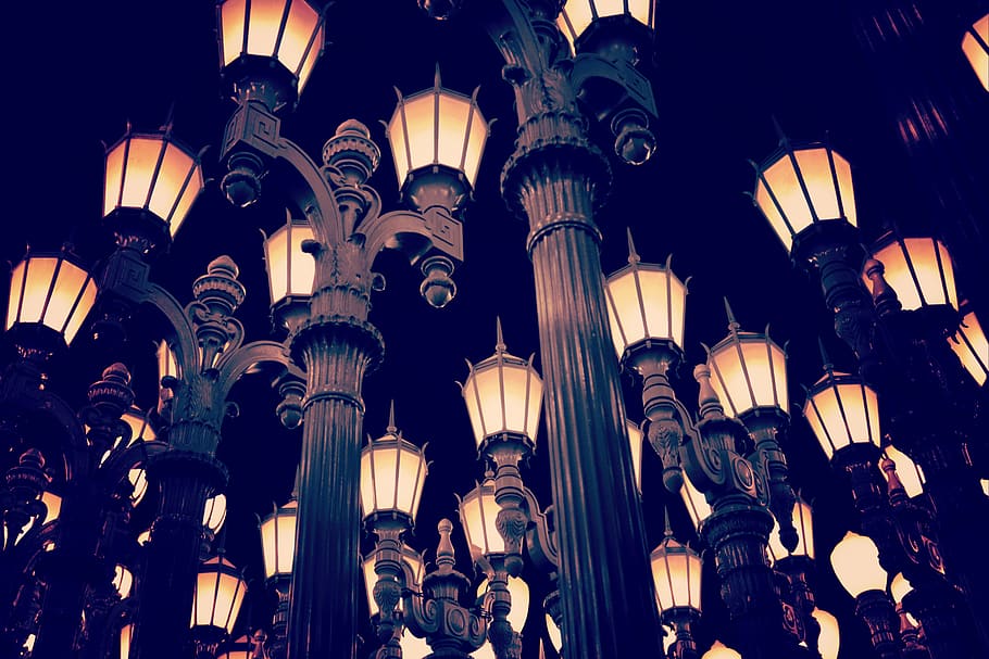low angle view, lighting equipment, illuminated, architecture HD wallpaper