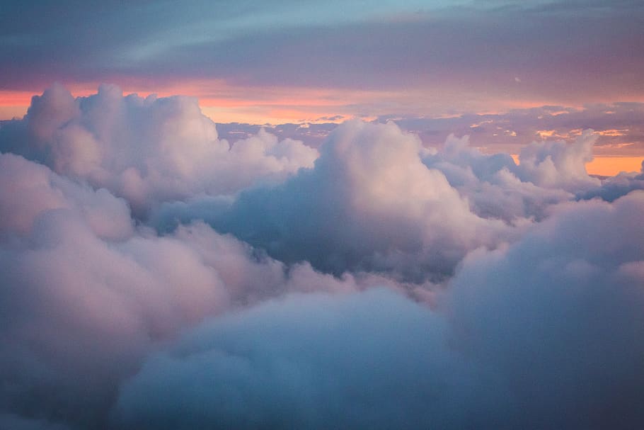 White Clouds, bright, cloudiness, cloudscape, cloudy, colors HD wallpaper