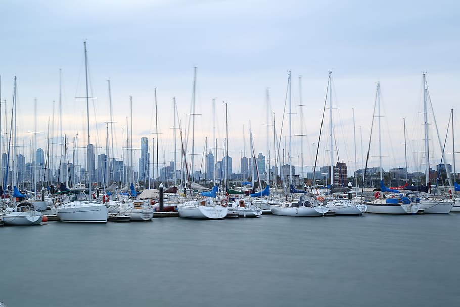 Marina Bay at Sunset, nautical vessel, transportation, mode of transportation HD wallpaper