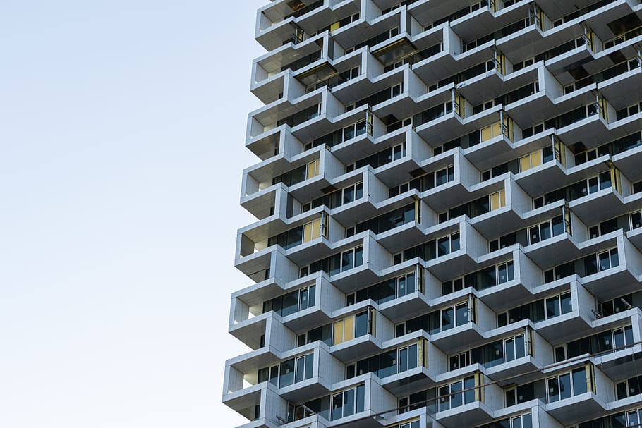 vancouver, canada, architecture, windows, pattern, white, wallpaper HD wallpaper