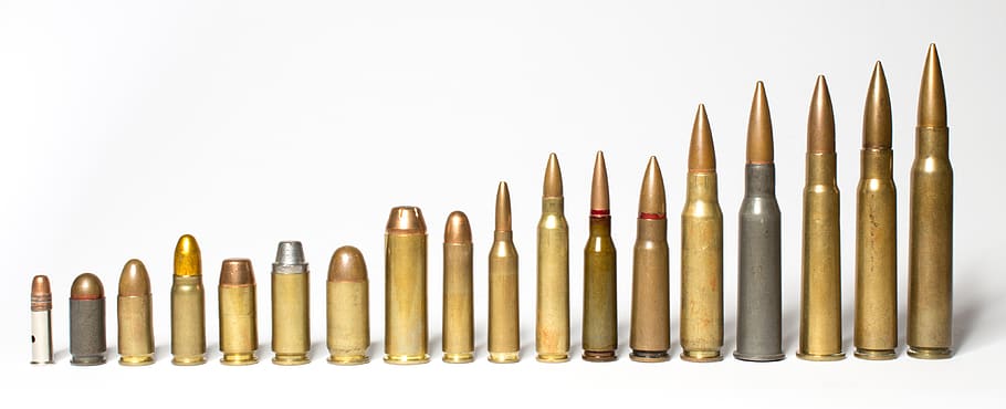 ammunition, weapons, cartridges, sleeves, war, terror, violent, HD wallpaper