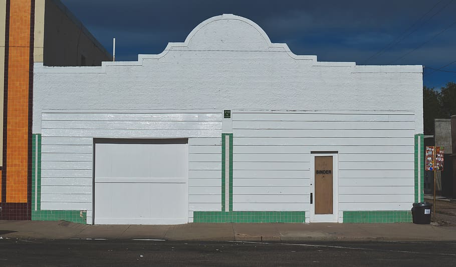 building, architecture, home decor, white, garage, door, downtown HD wallpaper