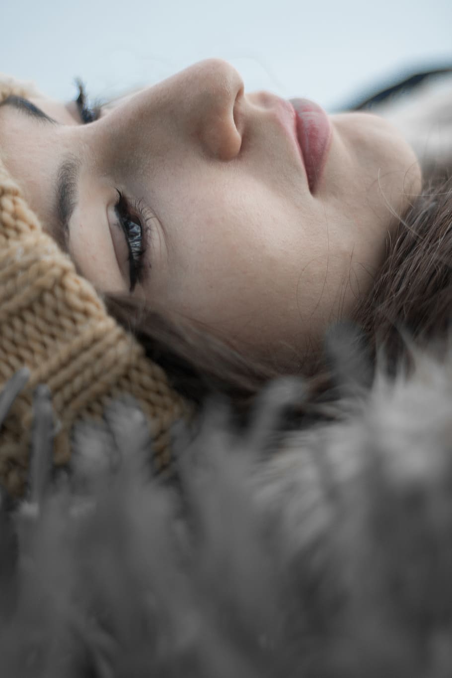 one person, portrait, selective focus, headshot, close-up, childhood HD wallpaper