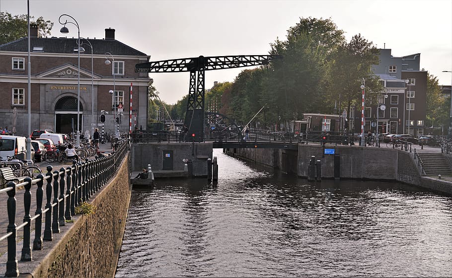 built structure, architecture, water, building exterior, connection HD wallpaper