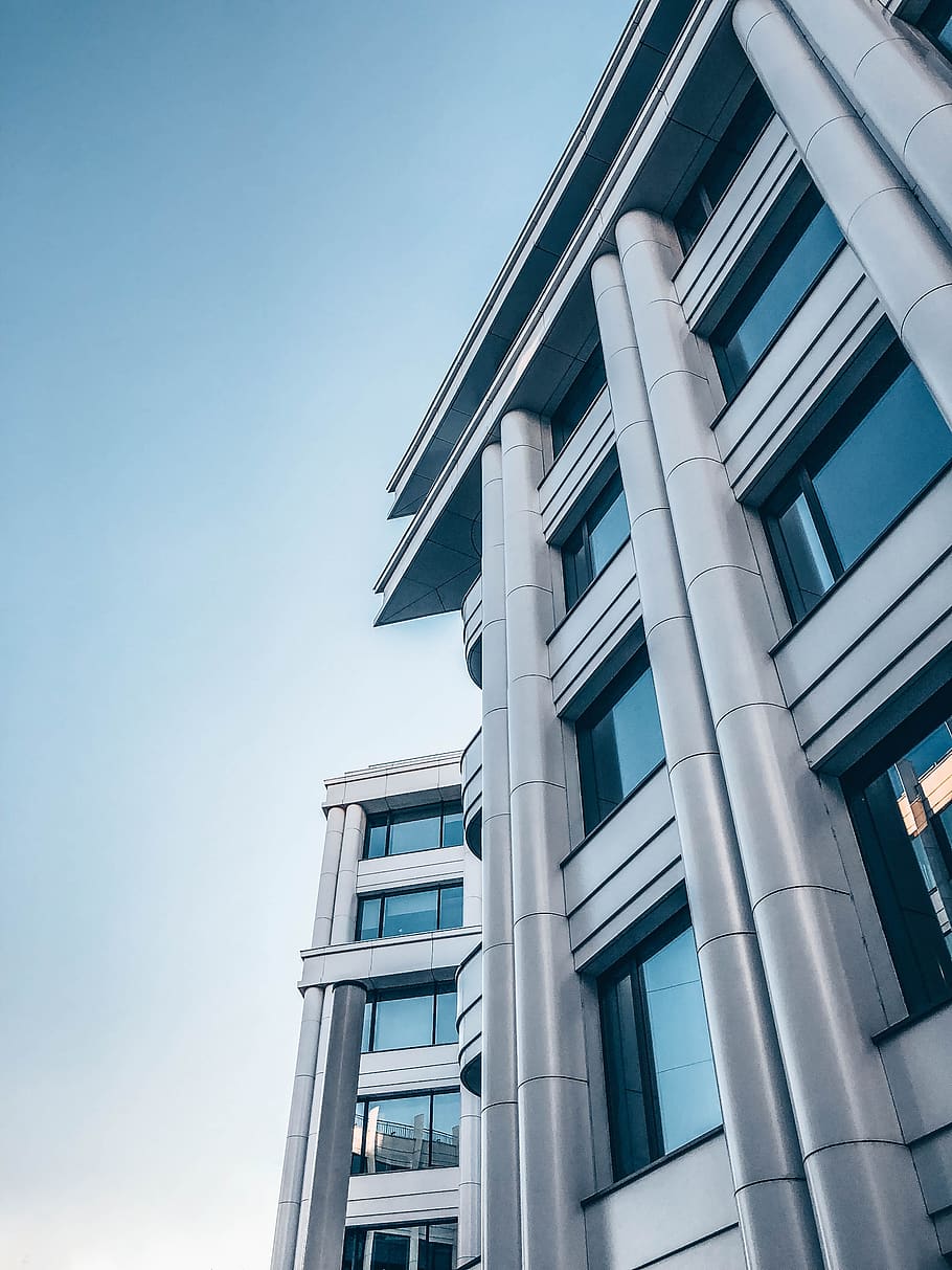 low angle view, sky, architecture, window, built structure HD wallpaper