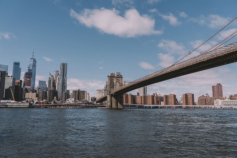 Brooklyn Bridge, New York, architecture, built structure, building exterior HD wallpaper