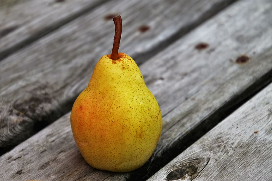 pear, fruit, vitamins, diet, boards, gray, food, eat, sweet HD wallpaper