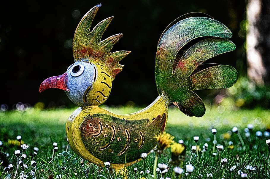 bird, sheet, deco, decoration, outdoor, artwork, figure, garden HD wallpaper