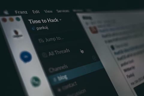 computer screen showing blog, dewas, india, software, slack, desktop HD wallpaper