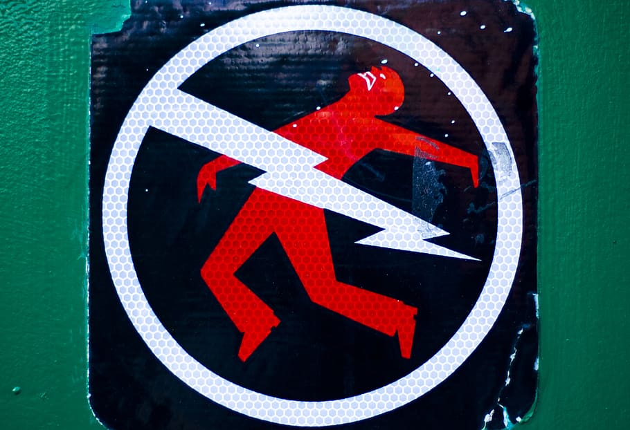 sign, communication, close-up, red, guidance, warning sign HD wallpaper