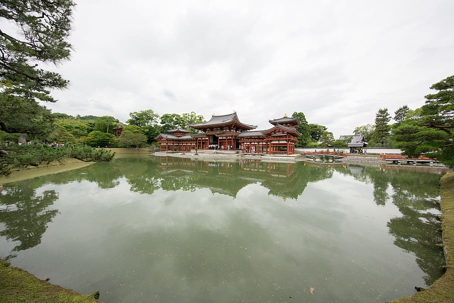 water, reflection, lake, built structure, architecture, building exterior HD wallpaper