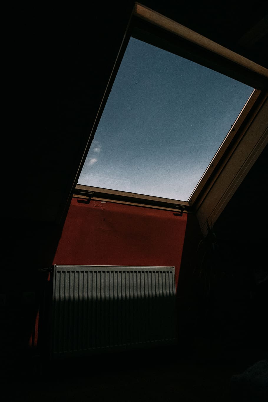 night, window, midnight, room, night light, looking through window HD wallpaper