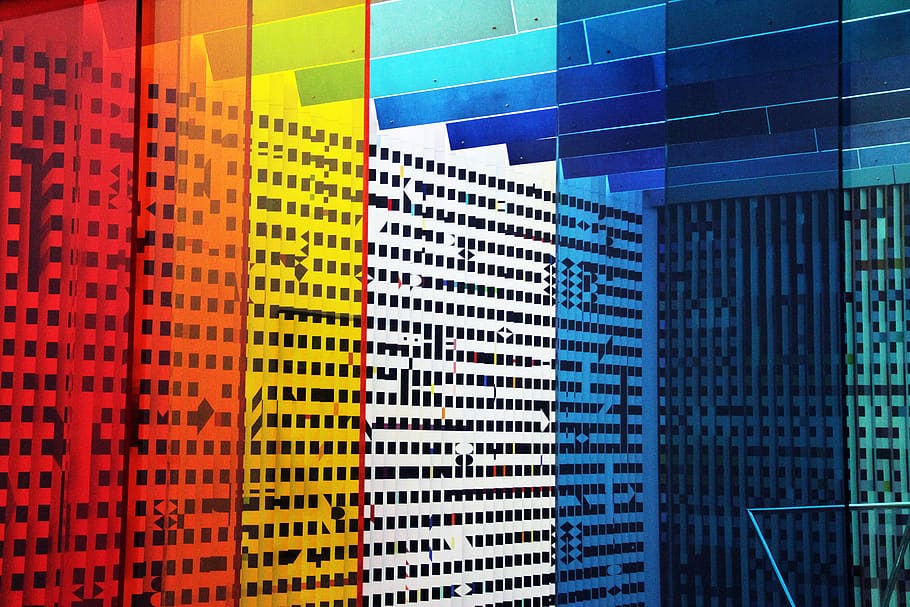 france, paris, design, color, pompidou, centre, geometry, art, HD wallpaper