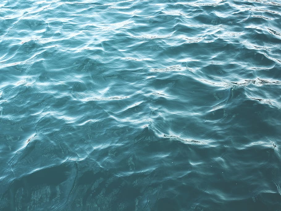 body of water, sea, ripple, texture, background, rough, ocean HD wallpaper