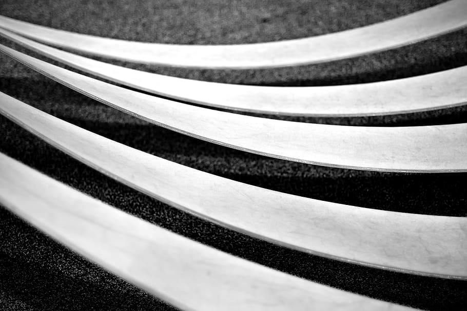 slack line, playground, white, black, black and white, texture HD wallpaper
