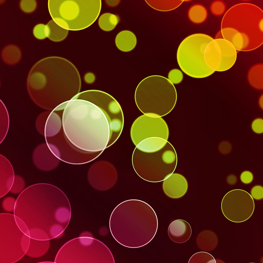 abstract, background, bright, bubbles, circle, circles, color HD wallpaper