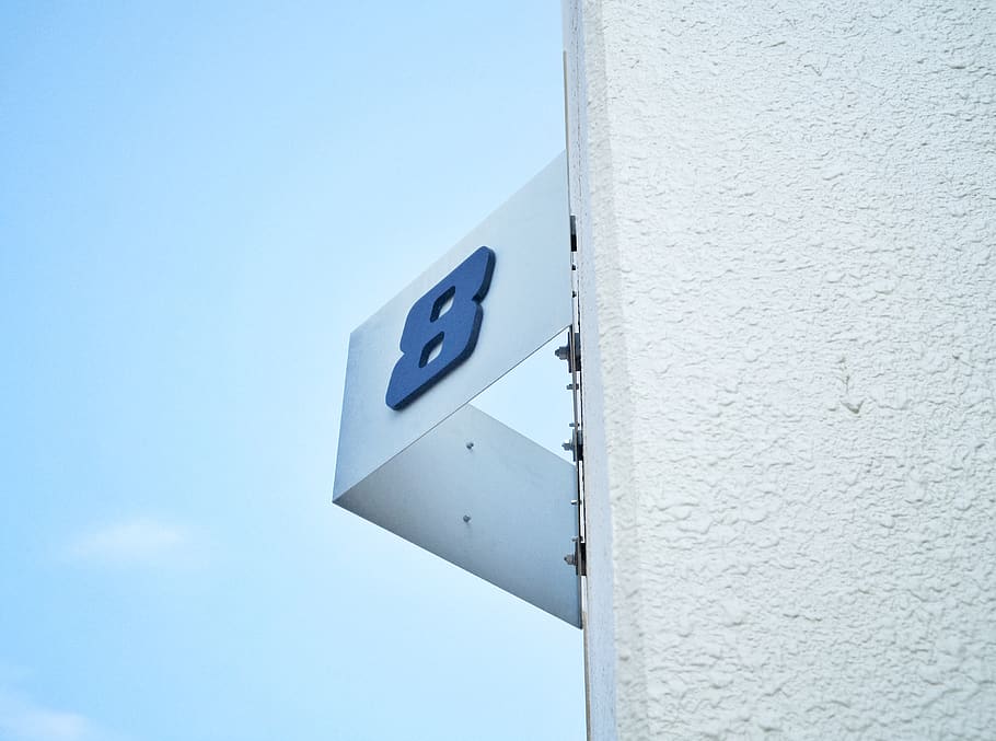 8 signboard, wall - building feature, no people, communication HD wallpaper