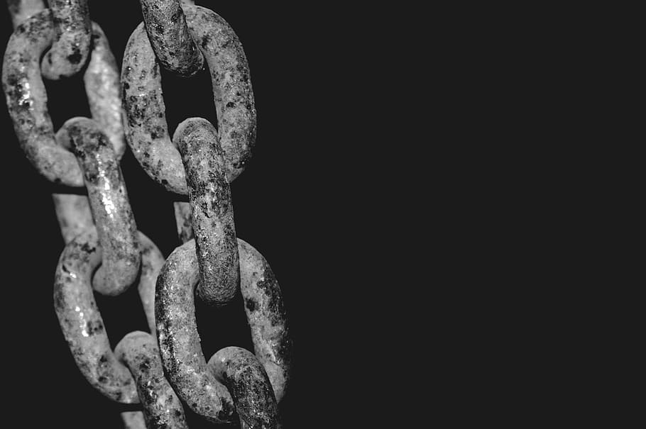 chain, rusty, old, iron, rusted, shipping, chains, black, desaturate HD wallpaper