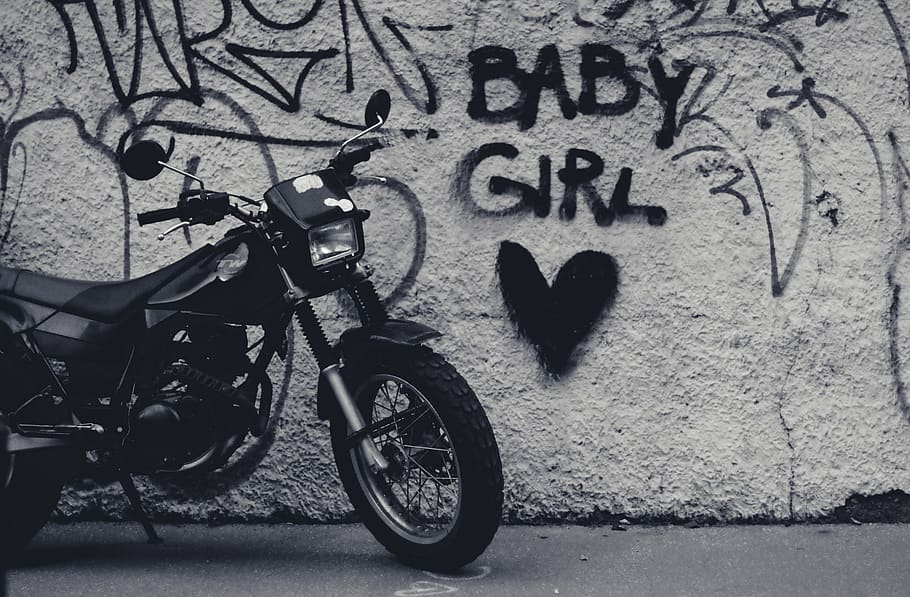 motorcycle, transportation, vehicle, machine, wheel, wall, france HD wallpaper