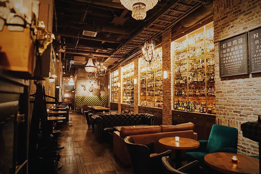 restaurant, tokyo, library, whisky, bar, indoors, business, HD wallpaper