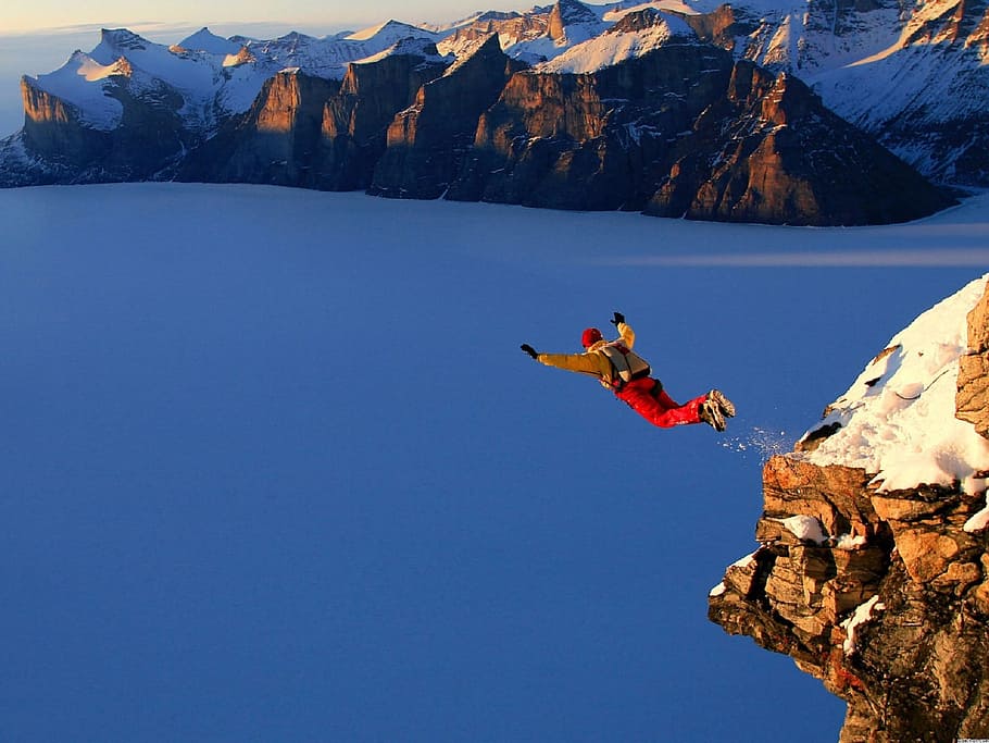 diver, diving, human, activity, sport, thrill, high, height HD wallpaper
